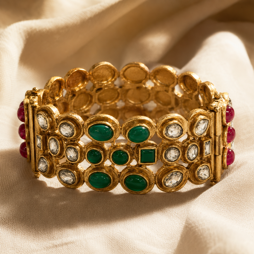 The Polki Mosaic Bangle