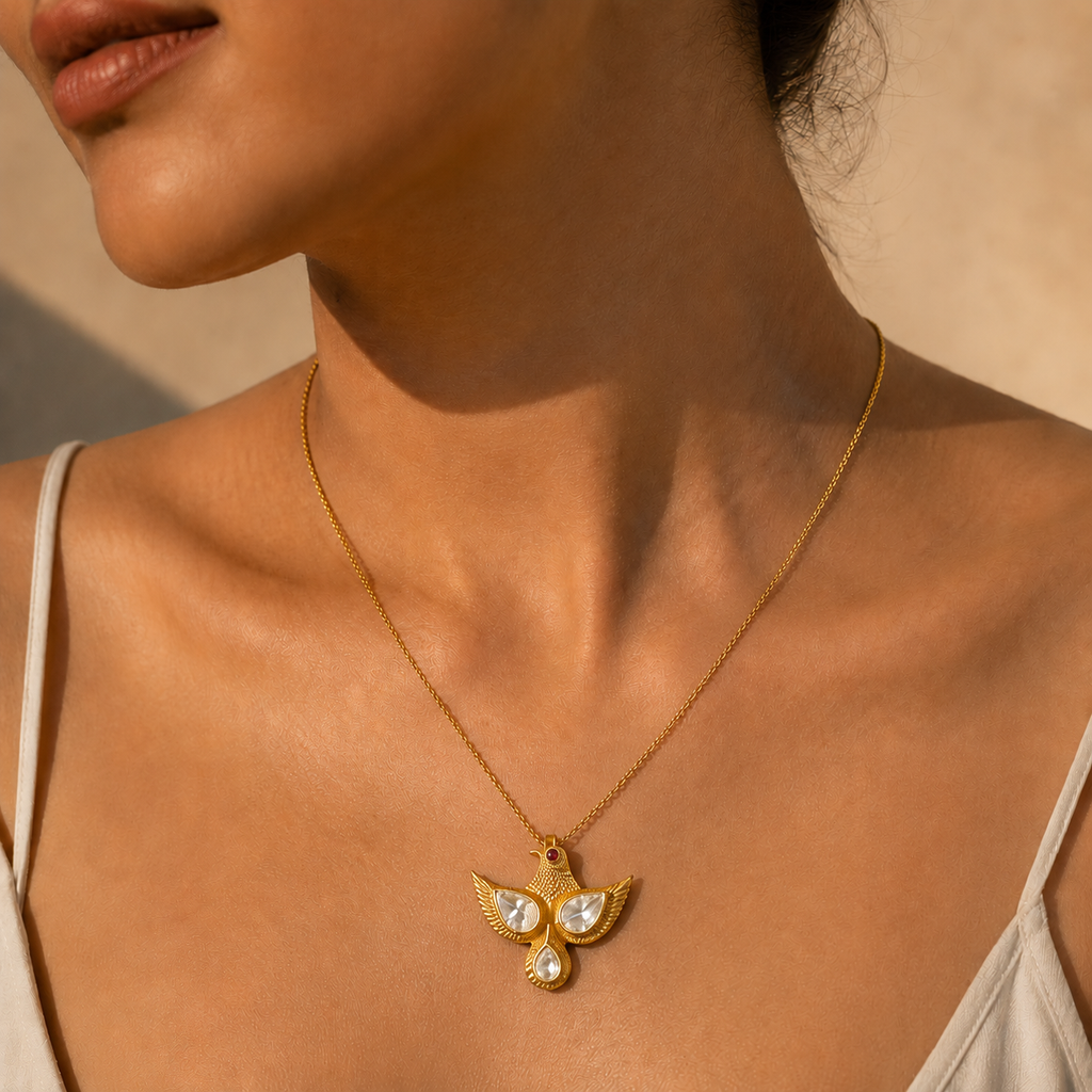 The Royal Pakshi Pendant Chain