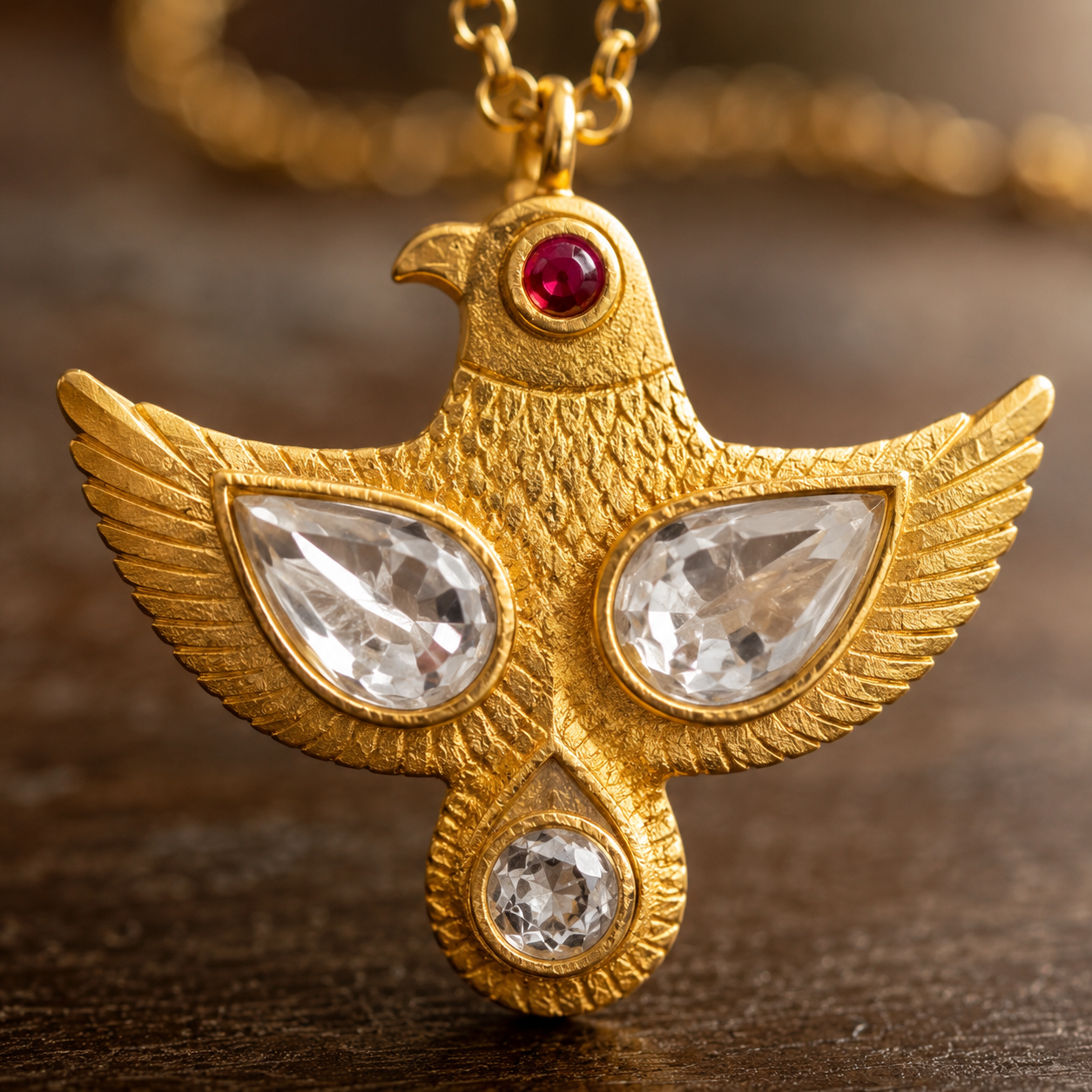 The Royal Pakshi Pendant Chain