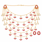 The Polki Tiered Layer Necklace Set