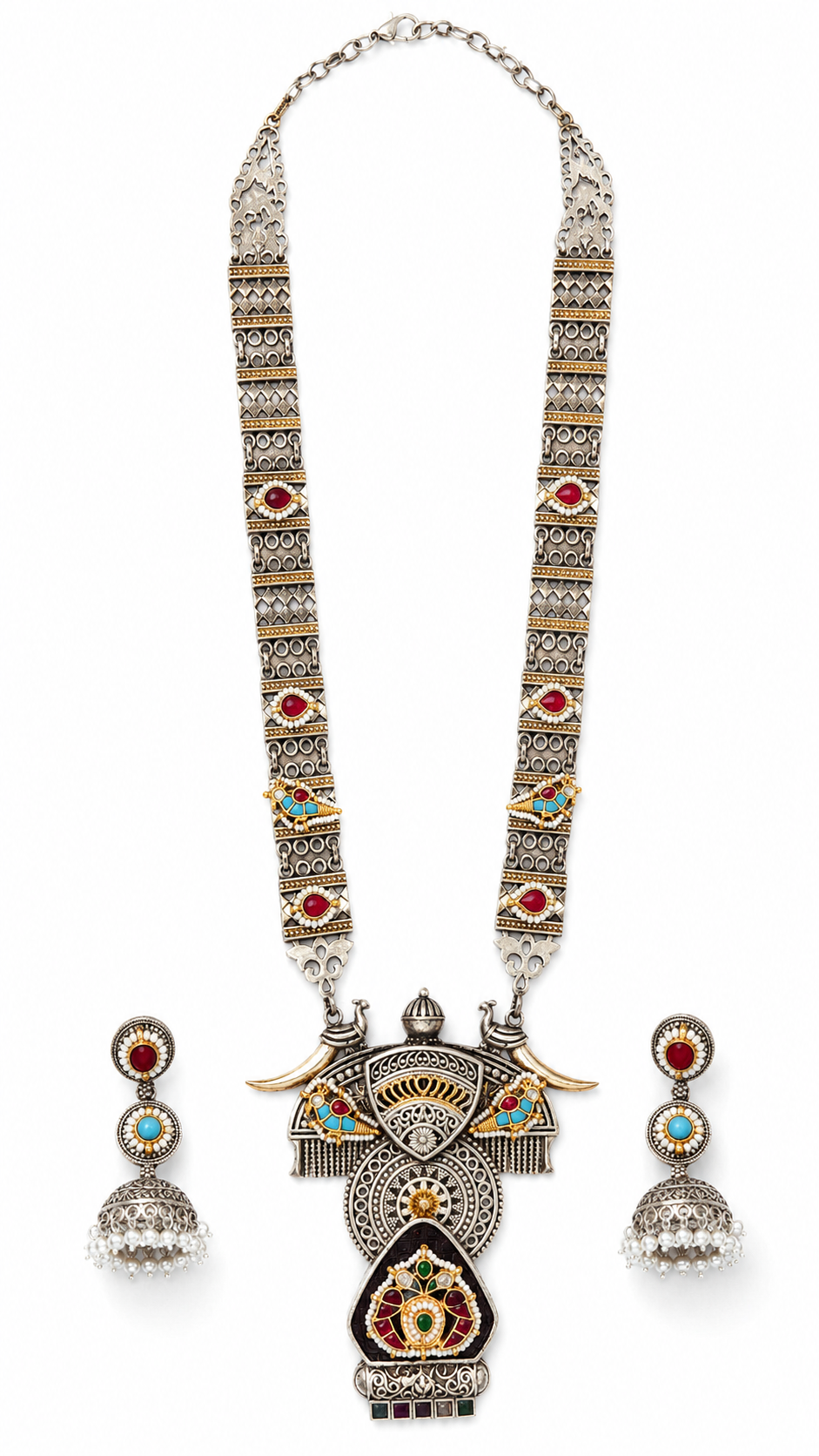 The Silver Contemporary Long Fusion Set