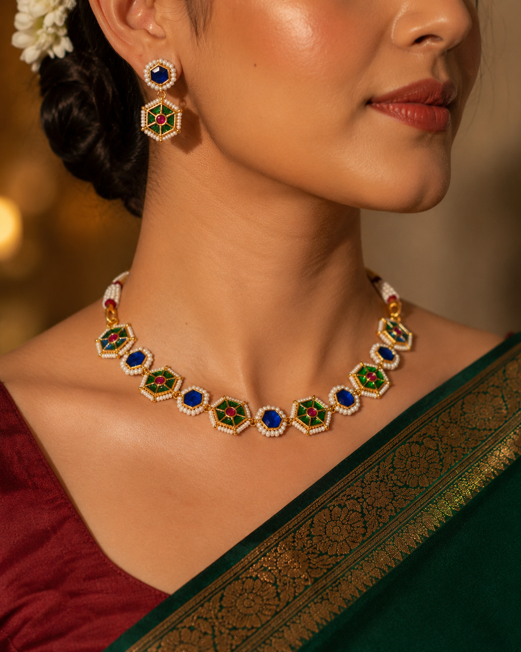 The Royal Pachi Kundan Set