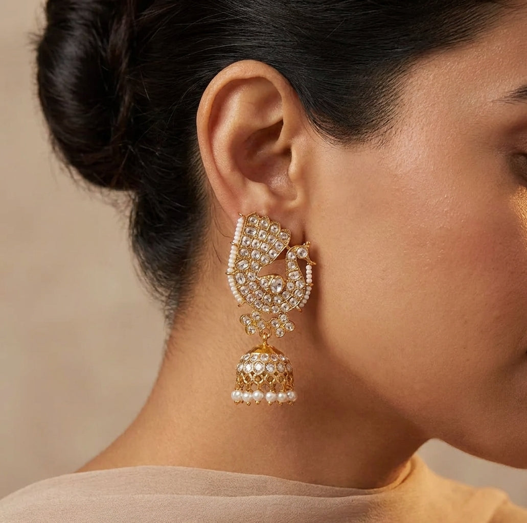 The Peacock Jhumka