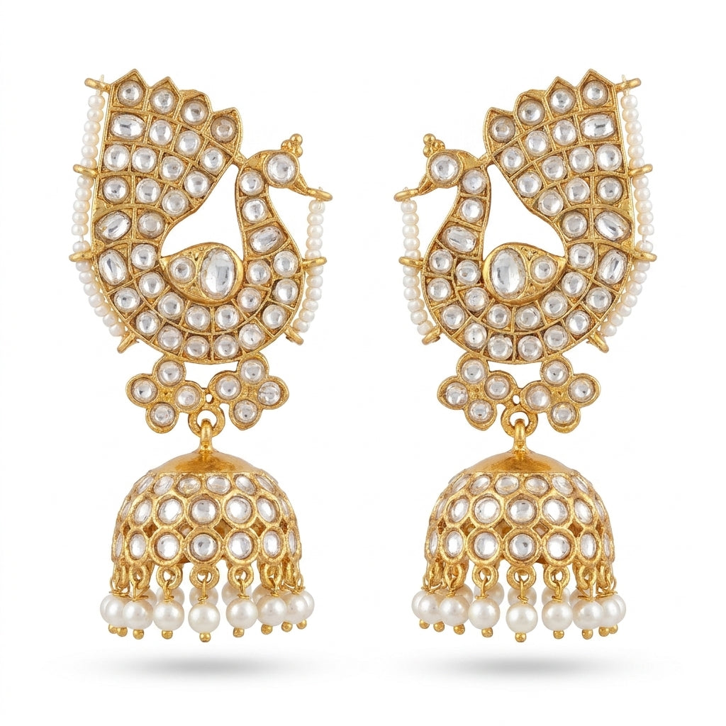 The Peacock Jhumka