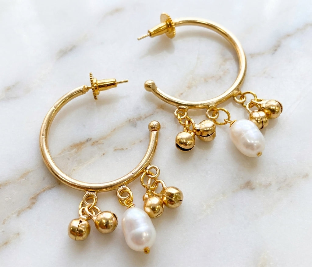 The Charm Hoop Earrings