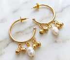 The Charm Hoop Earrings