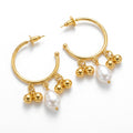 The Charm Hoop Earrings