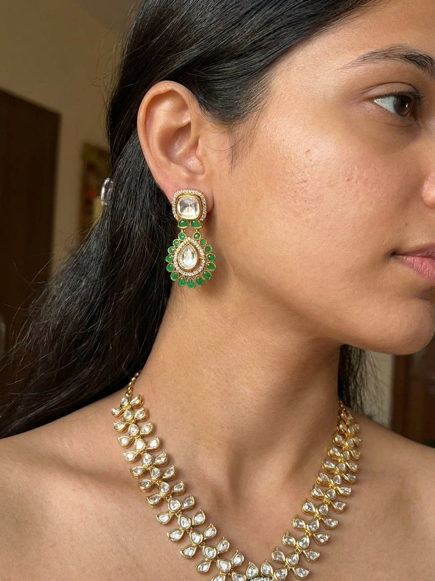 The Polki Bridal Garland Set