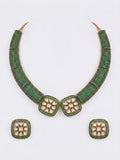 The Emerald Polki Hasli Set