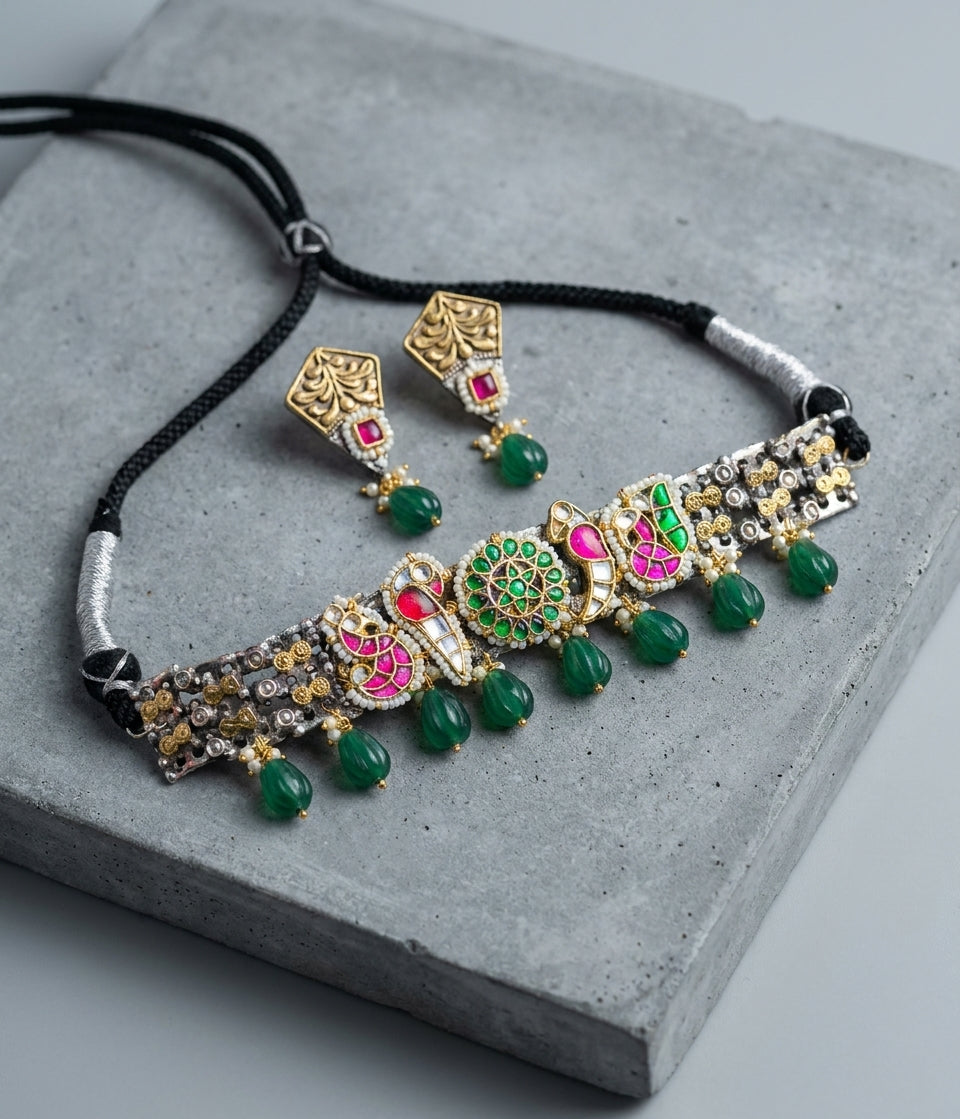 The Silver Heritage Choker Set