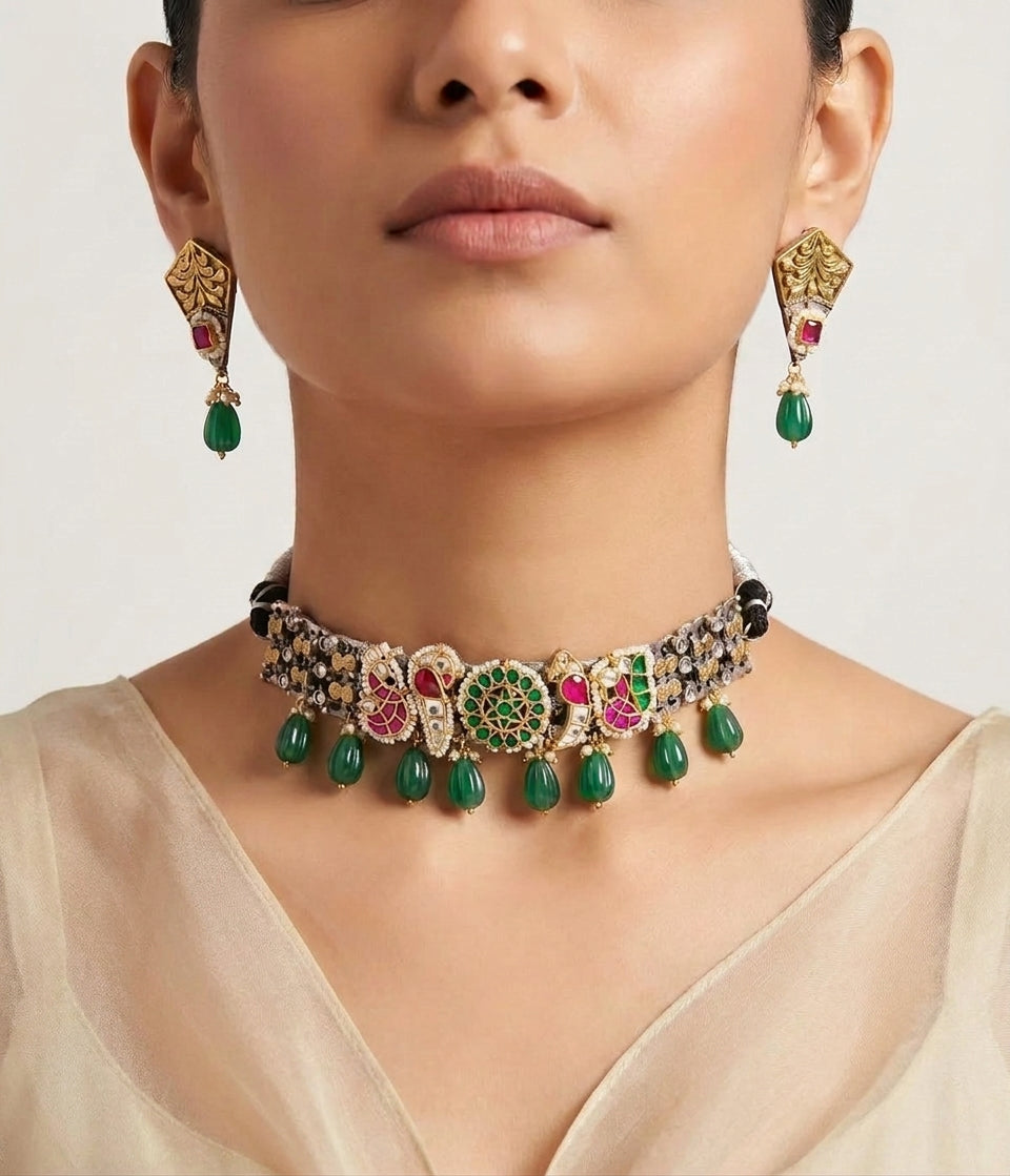 The Silver Heritage Choker Set