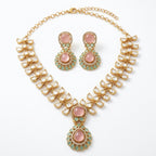 The Polki Bridal Garland Set