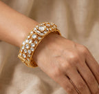 The Polki Flora Bangle