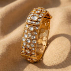 The Polki Flora Bangle