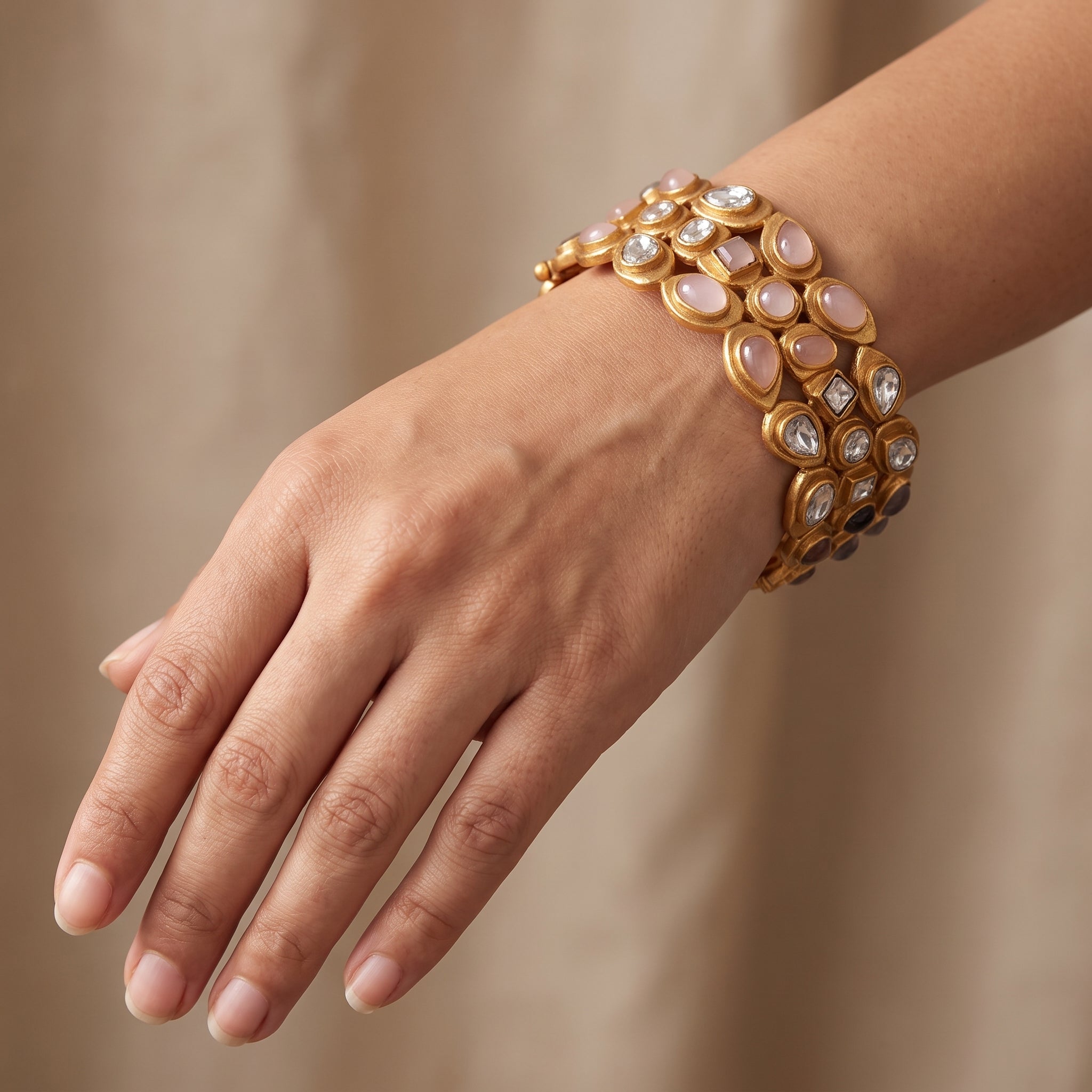 The Polki Mosaic Bangle