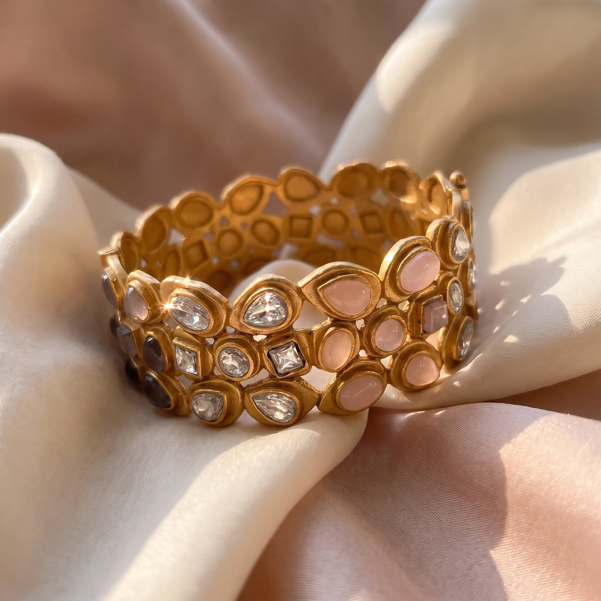 The Polki Mosaic Bangle