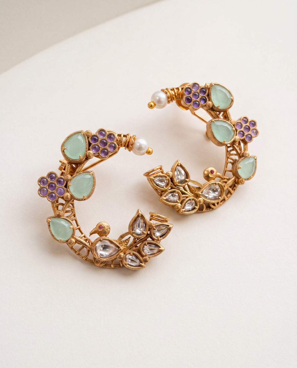 The Polki Fauna & Flora Earring