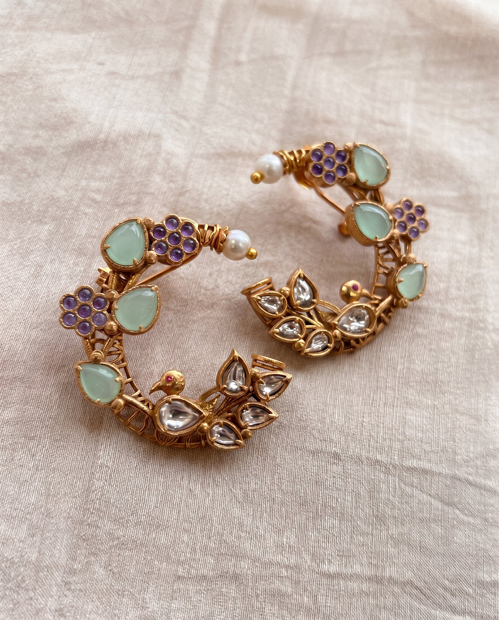 The Polki Fauna & Flora Earring