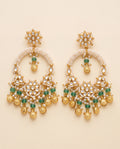 The Polki Pachi Kundan Earrings