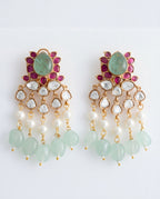 The Polki Cascade Earrings