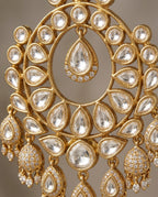 The Polki Chandbali Earrings