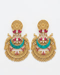 The Kundan Peacock Earrings